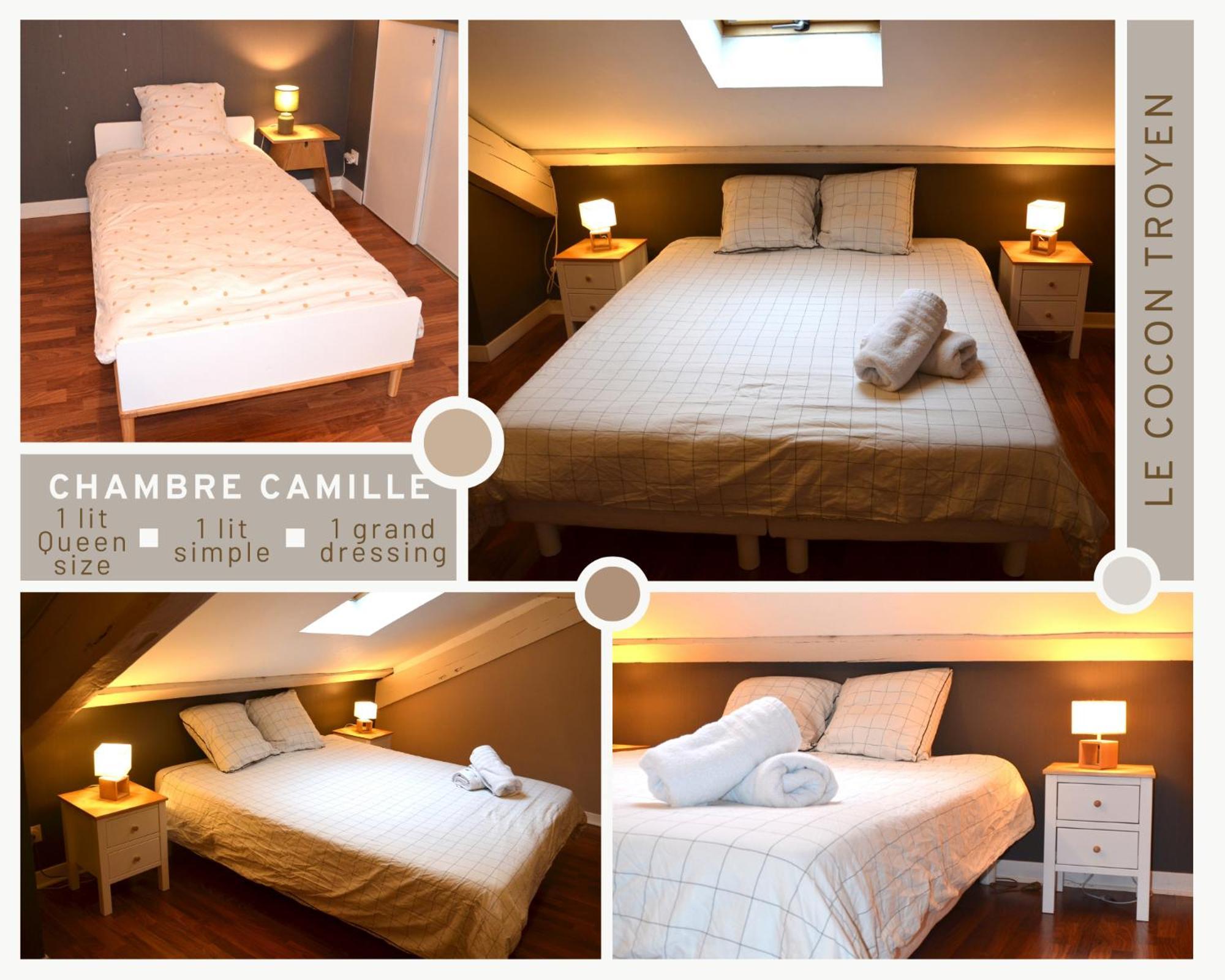 Le Cocon Troyen - 6-8P - 2 Parking Gratuits Apartment Troyes Exterior photo